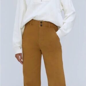 EVERLANE IS THE ORGANIC WIDE-LEG PANT